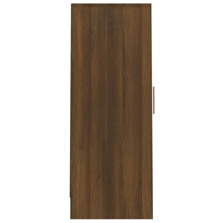 Mueble zapatero madera contrachapada roble marrón 32x35x92