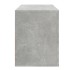 Mueble zapatero madera contrachapada gris hormigón 80x35x45
