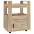 Carrito de cocina madera contrachapada color roble 60x45x80
