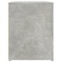 Mueble zapatero madera contrachapada gris hormigón 100x35x45
