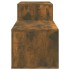 Mueble zapatero madera contrachapada roble ahumado 150x35x45