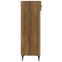 Mueble zapatero madera contrachapada marrón roble 30x35x105