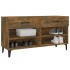 Mueble zapatero madera contrachapada roble ahumado 102x35x55