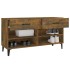 Mueble zapatero madera contrachapada roble ahumado 102x35x55