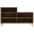 Mueble zapatero madera contrachapada roble ahumado 102x36x60