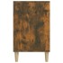 Mueble zapatero madera contrachapada roble ahumado 102x36x60