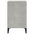 Mueble zapatero madera contrachapada gris hormigón 102x36x60