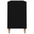 Mueble zapatero madera contrachapada negro 102x36x60