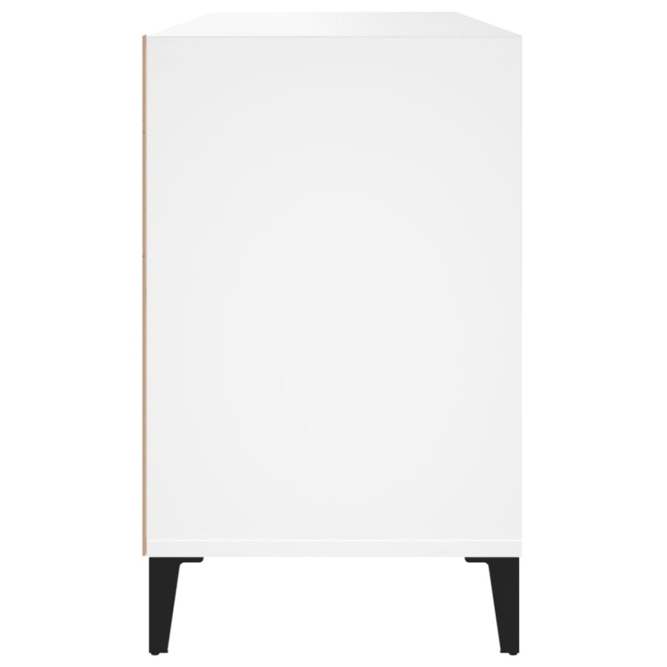 Mueble zapatero madera contrachapada blanco 102x36x60