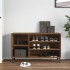 Mueble zapatero madera contrachapada roble marrón 102x36x60