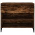 Mueble zapatero madera contrachapada roble ahumado 70x36x60