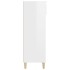 Mueble zapatero madera contrachapada blanco brillo 40x36x105