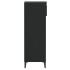 Mueble zapatero madera contrachapada negro 40x36x105