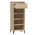 Mueble zapatero madera contrachapada roble Sonoma 40x36x105
