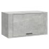 Mueble zapatero pared contrachapada gris hormigón 70x35x38