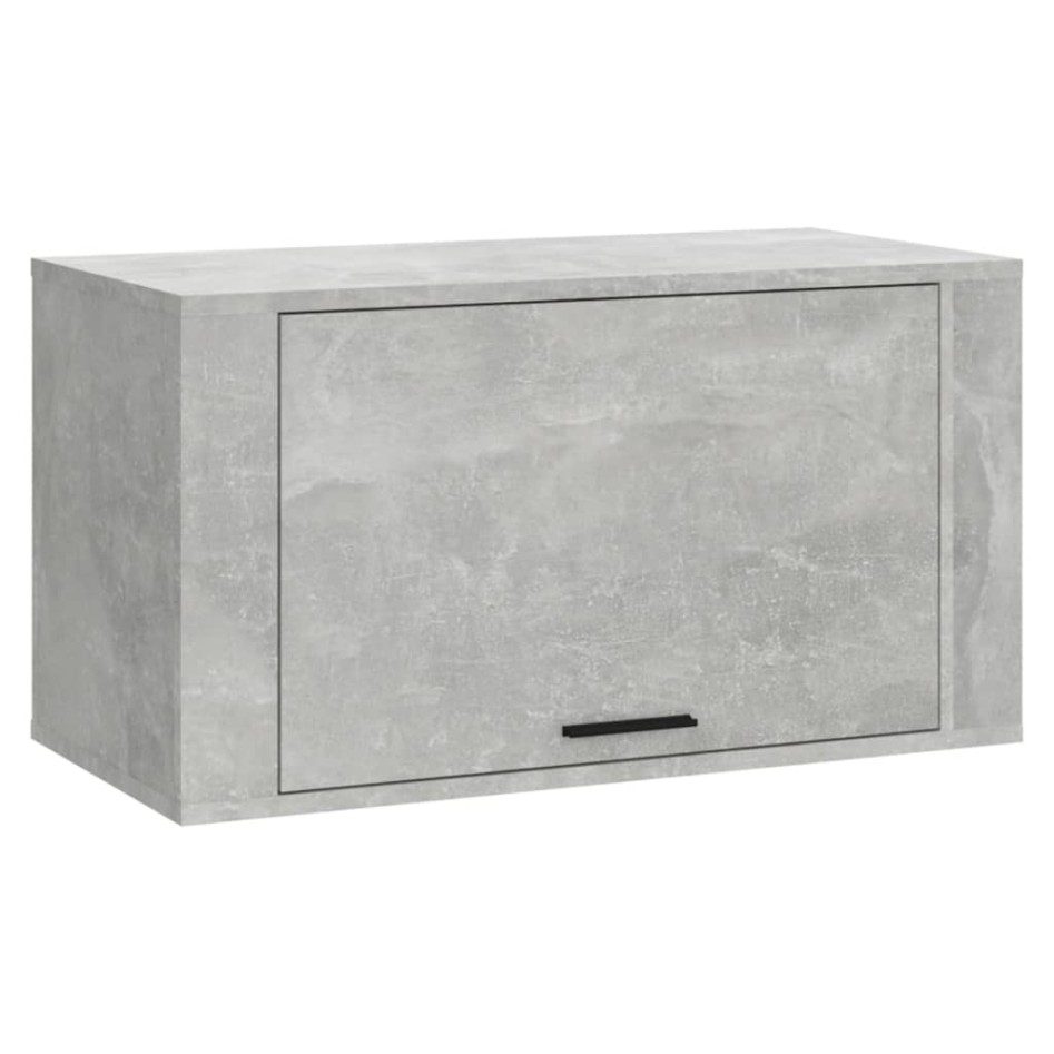 Mueble zapatero pared contrachapada gris hormigón 70x35x38