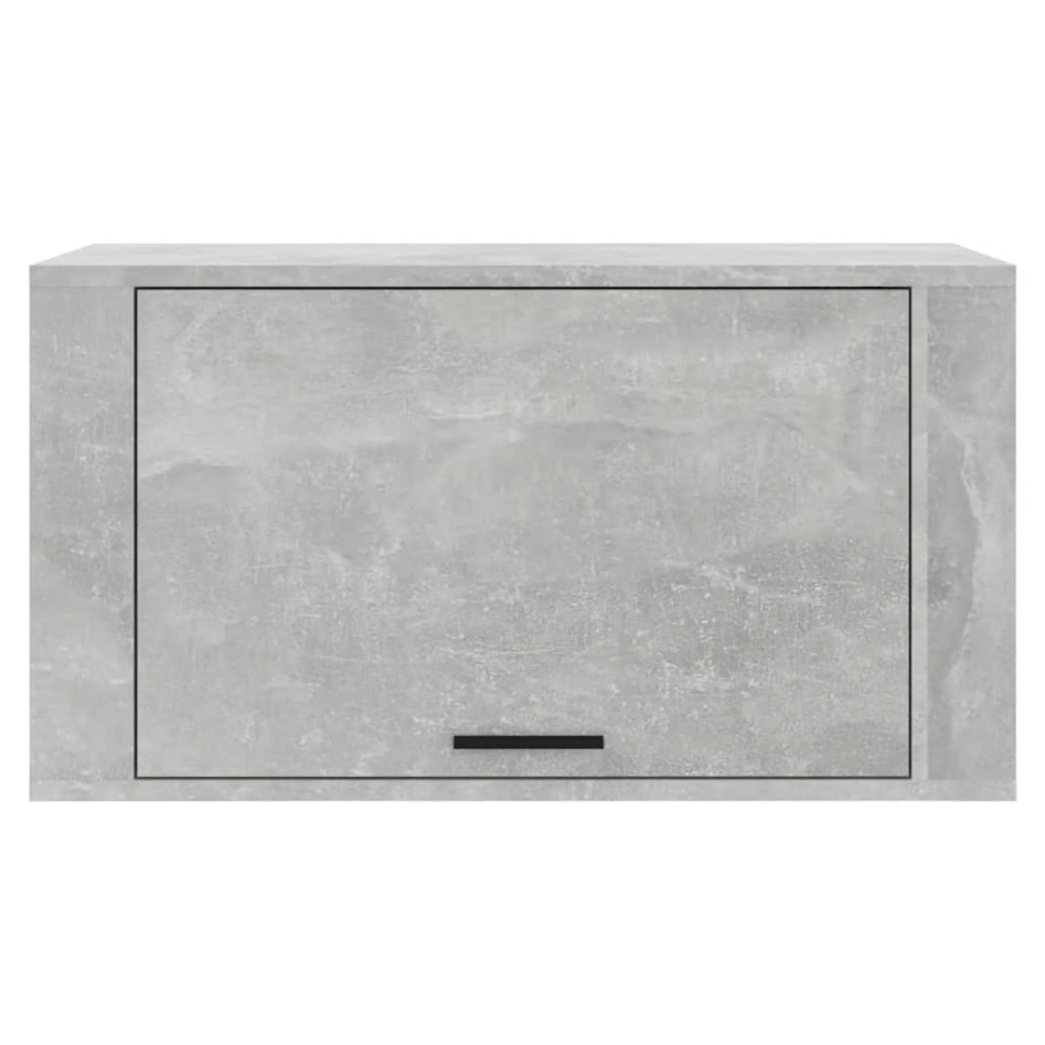 Mueble zapatero pared contrachapada gris hormigón 70x35x38