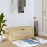 Mueble zapatero pared contrachapada roble Sonoma 100x35x38