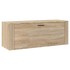 Mueble zapatero pared contrachapada roble Sonoma 100x35x38