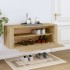 Mueble zapatero pared contrachapada roble Sonoma 100x35x38