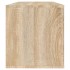 Mueble zapatero pared contrachapada roble Sonoma 100x35x38