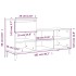 Mueble zapatero madera contrachapada roble ahumado 102x36x60