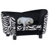 Sofá para perros felpa negro 68x38x38