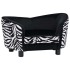 Sofá para perros felpa negro 68x38x38