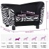 Sofá para perros felpa negro 68x38x38