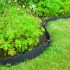 Nature Bordura decorativa de jardín negro 0,13x12 m 3