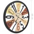Reloj de pared de metal multicolor 60