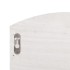 Perchero de pared de madera blanco 50x10x34
