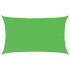 Toldo de vela HDPE verde claro 160 g/m² 5x8