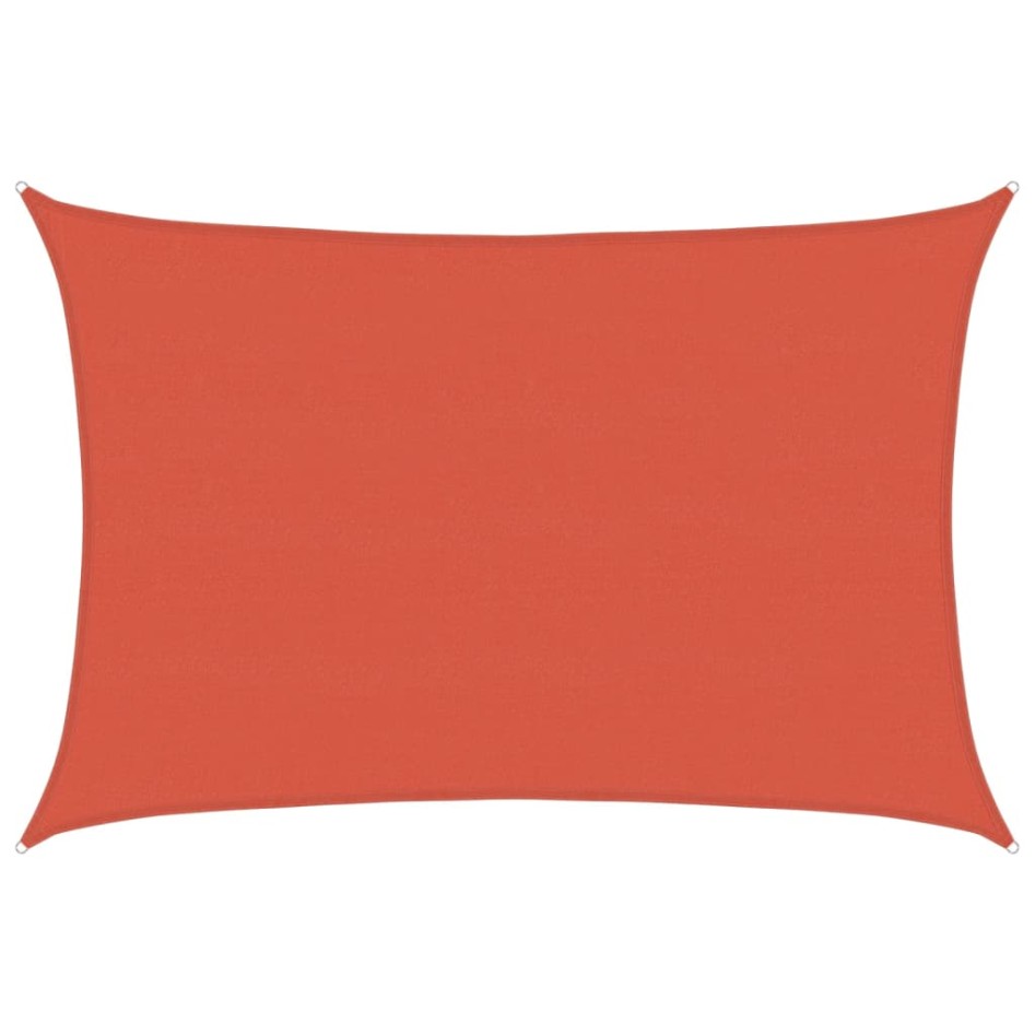 Toldo de vela HDPE terracota 160 g/m² 5x7