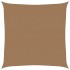 Toldo de vela HDPE gris taupe 160 g/m² 5x5