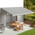 Tela de repuesto para toldo gris antracita y blanco 6x3,5