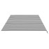 Tela de repuesto para toldo gris antracita y blanco 6x3,5