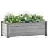 Arriate de jardín PP gris piedra 100x43x35