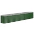 Jardinera arriate acero recubrimiento polvo verde 224x40x36