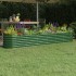 Jardinera arriate acero recubrimiento polvo verde 260x40x36