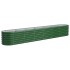Jardinera arriate acero recubrimiento polvo verde 260x40x36
