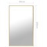 Espejo dorado 100x60