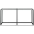 Mesa consola vidrio templado transparente 160x35x75,5