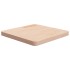 Tablero de mesa cuadrada madera roble sin tratar 50x50x4