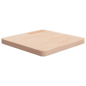 Tablero de mesa cuadrada madera roble sin tratar 50x50x4