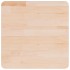 Tablero de mesa cuadrada madera roble sin tratar 50x50x4
