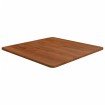 Tablero de mesa cuadrada madera roble marrón oscuro 60x60x1,5cm