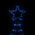Árbol de Navidad cónico 1400 LED azul 160x500