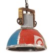 Lámpara colgante industrial redonda multicolor E27 25 W 30 cm