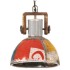 Lámpara colgante industrial redonda multicolor E27 25 W 30